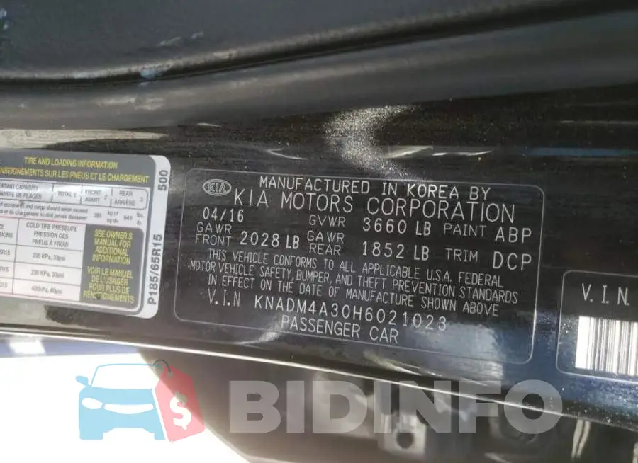 KNADM4A30H6021023 Photo# 10