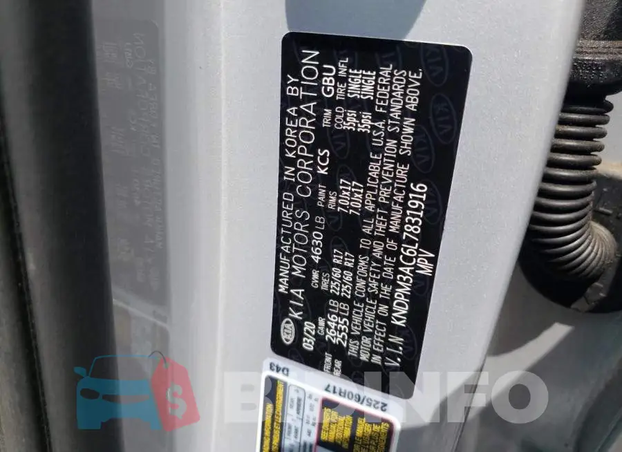 KNDPM3AC6L7831916 Photo# 10