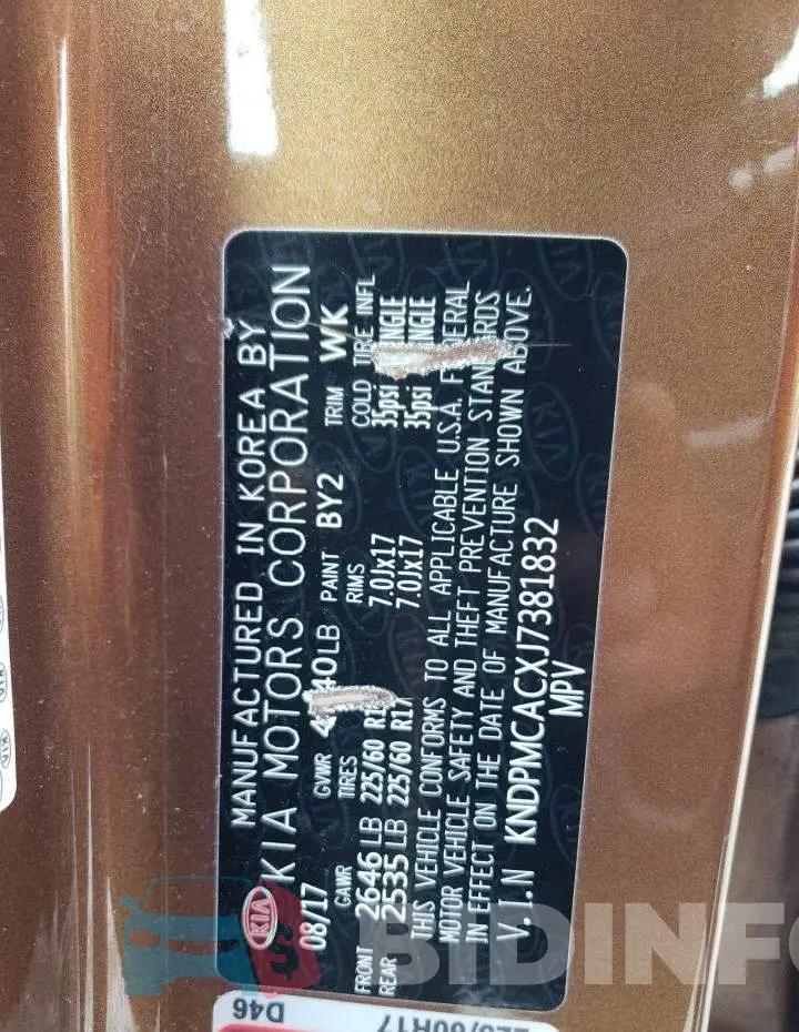 KNDPMCACXJ7381832 Photo# 10