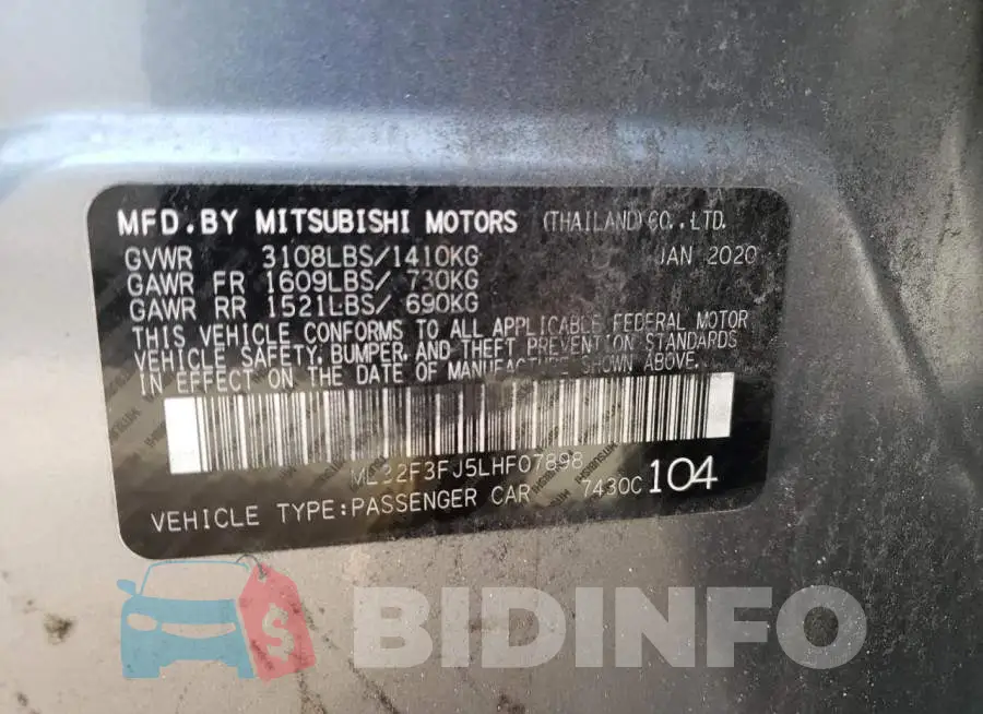 ML32F3FJ5LHF07898 Photo# 10