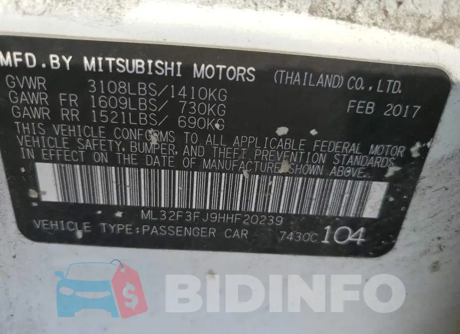 ML32F3FJ9HHF20239 Photo# 10