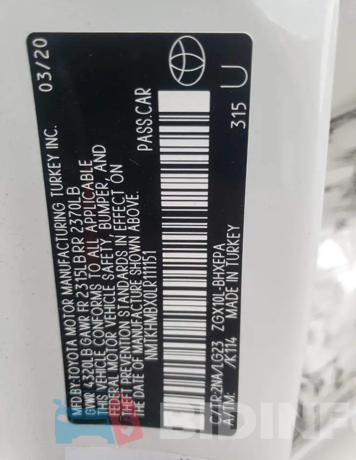 NMTKHMBX0LR111151 Photo# 10