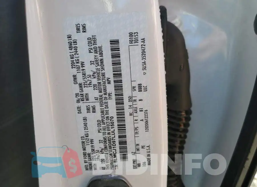 5LMCJ1D97LUL15070 Photo# 10