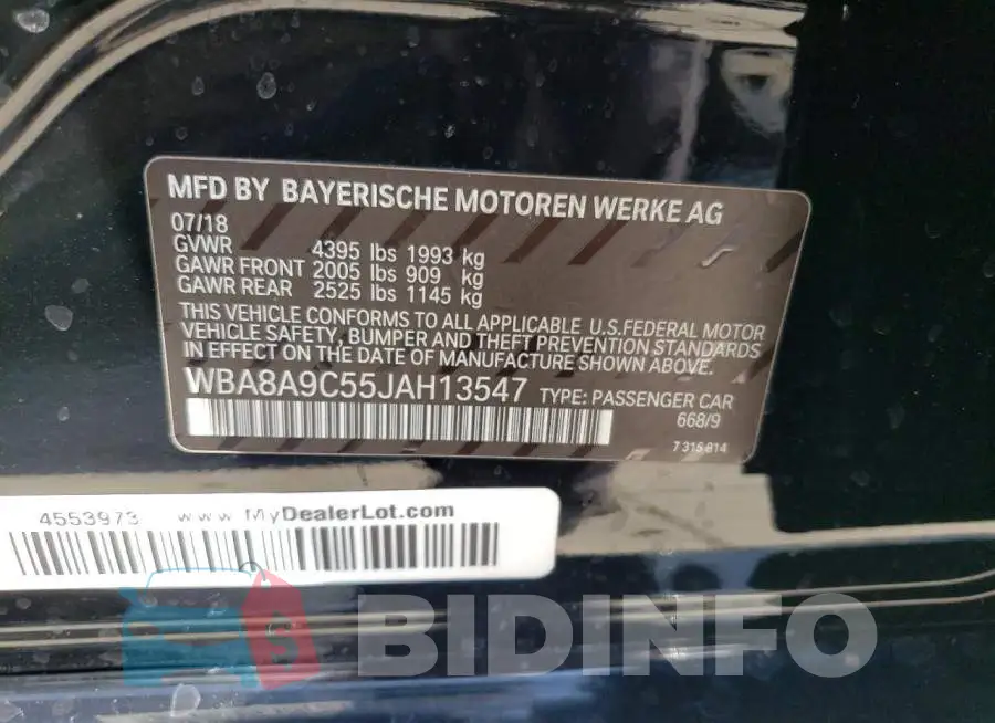 WBA8A9C55JAH13547 Photo# 10