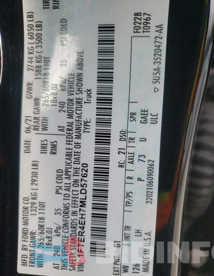 1FTER4EH7MLD57620 Photo# 10