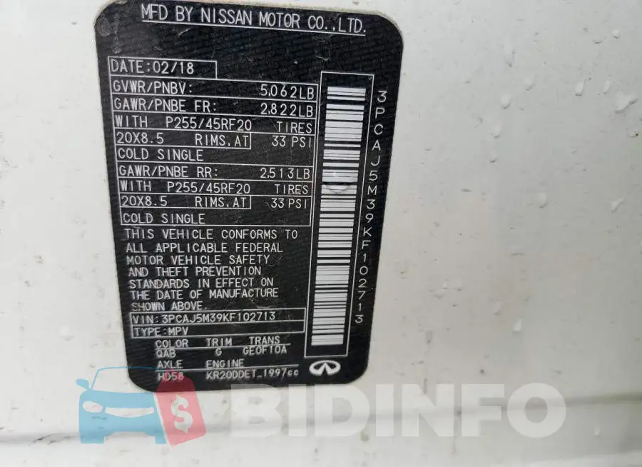 3PCAJ5M39KF102713 Photo# 13
