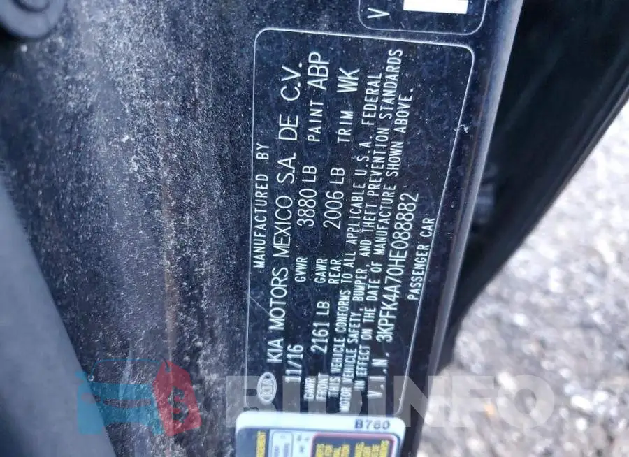 3KPFK4A70HE088882 Photo# 10