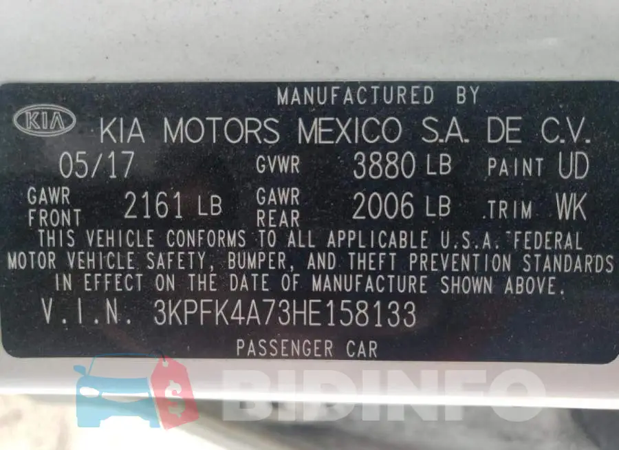 3KPFK4A73HE158133 Photo# 10