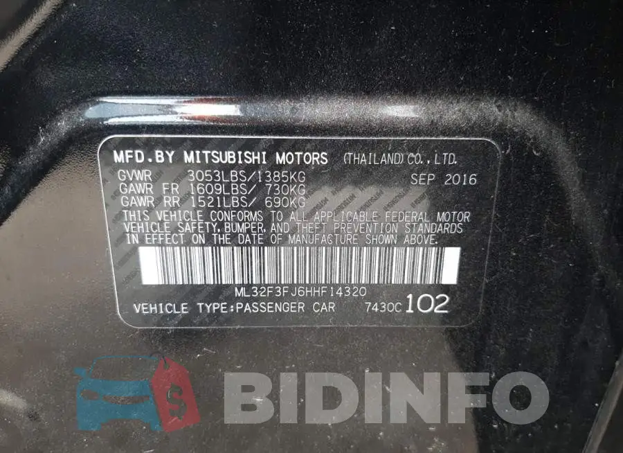 ML32F3FJ6HHF14320 Photo# 10