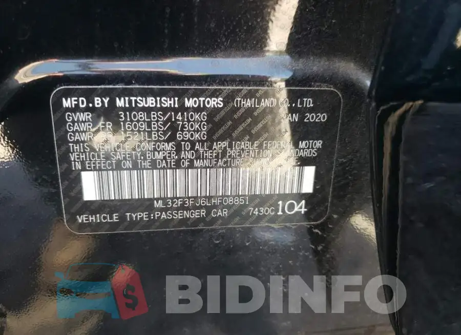 ML32F3FJ6LHF08851 Photo# 10