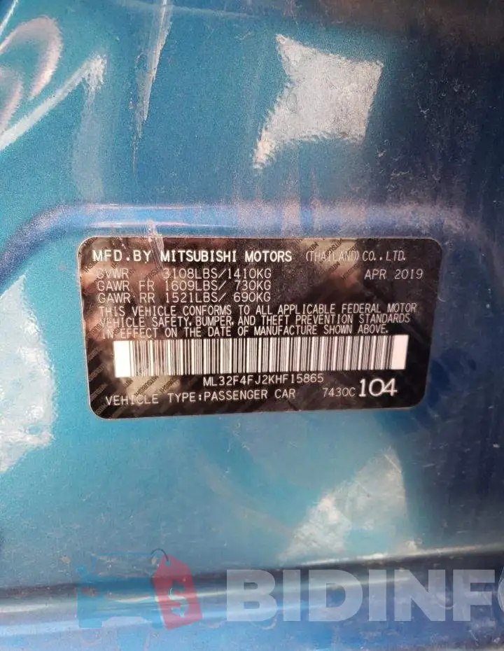 ML32F4FJ2KHF15865 Photo# 10