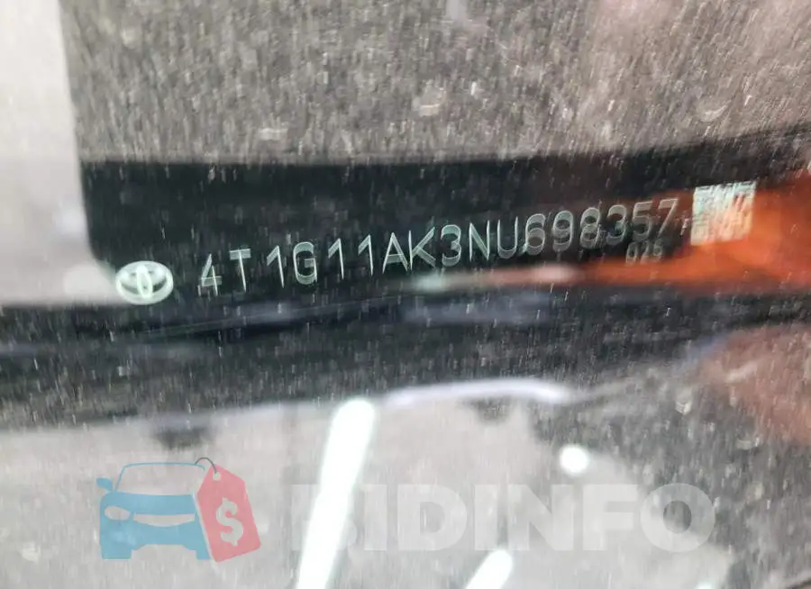 4T1G11AK3NU698357 Photo# 10