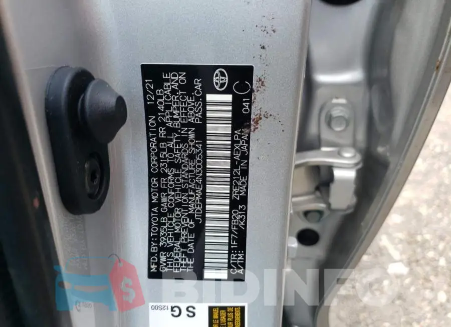 JTDEPMAE4N3005341 Photo# 10