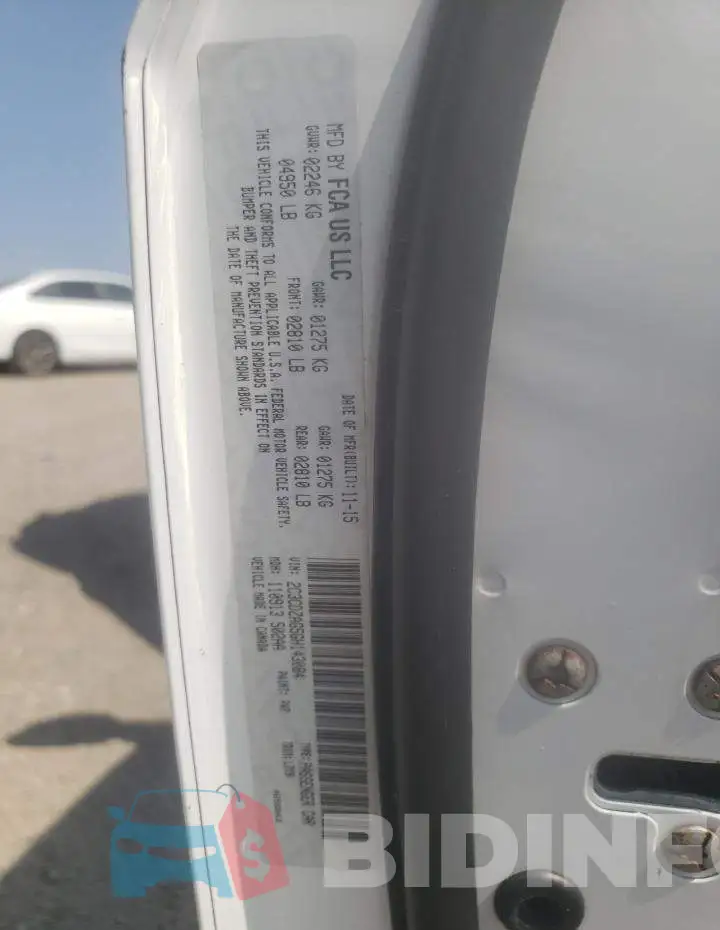 2C3CDZAG5GH143084 Photo# 10