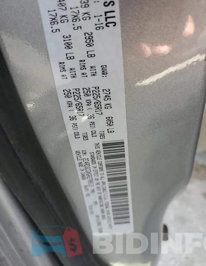 2C4RDGCGXGR270513 Photo# 10