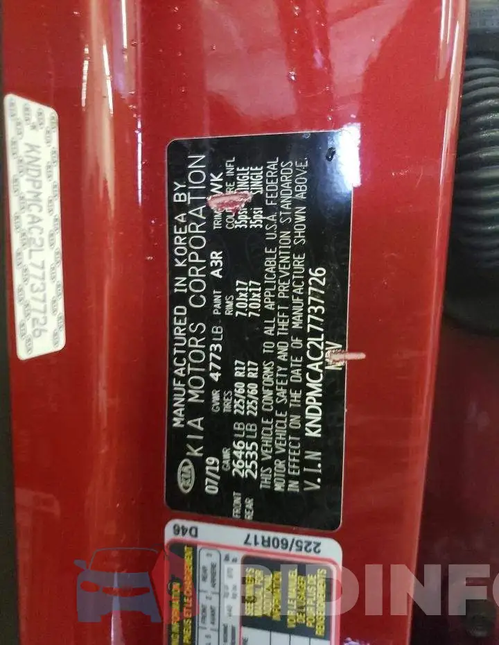 KNDPMCAC2L7737726 Photo# 10