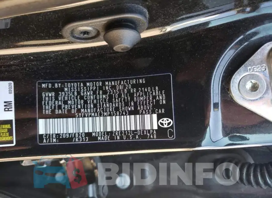 5YFVPMAE2MP158743 Photo# 10