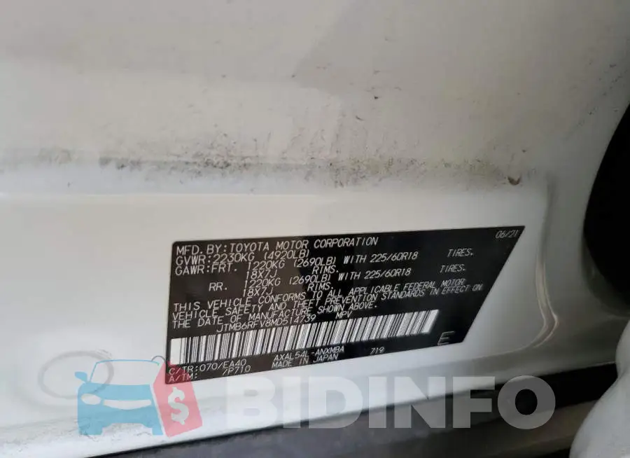 JTMB6RFV8MD514739 Photo# 10
