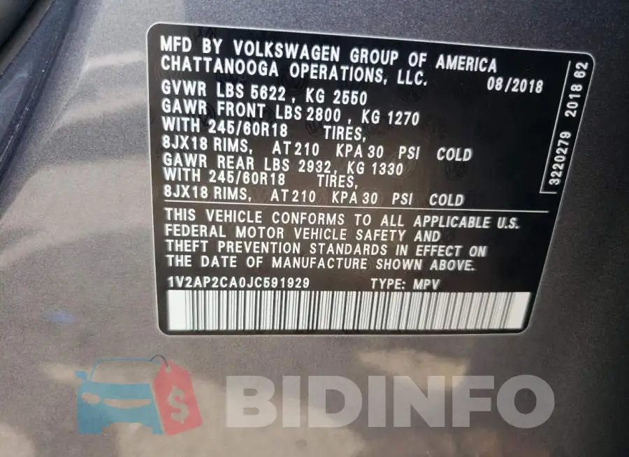 1V2AP2CA0JC591929 Photo# 10
