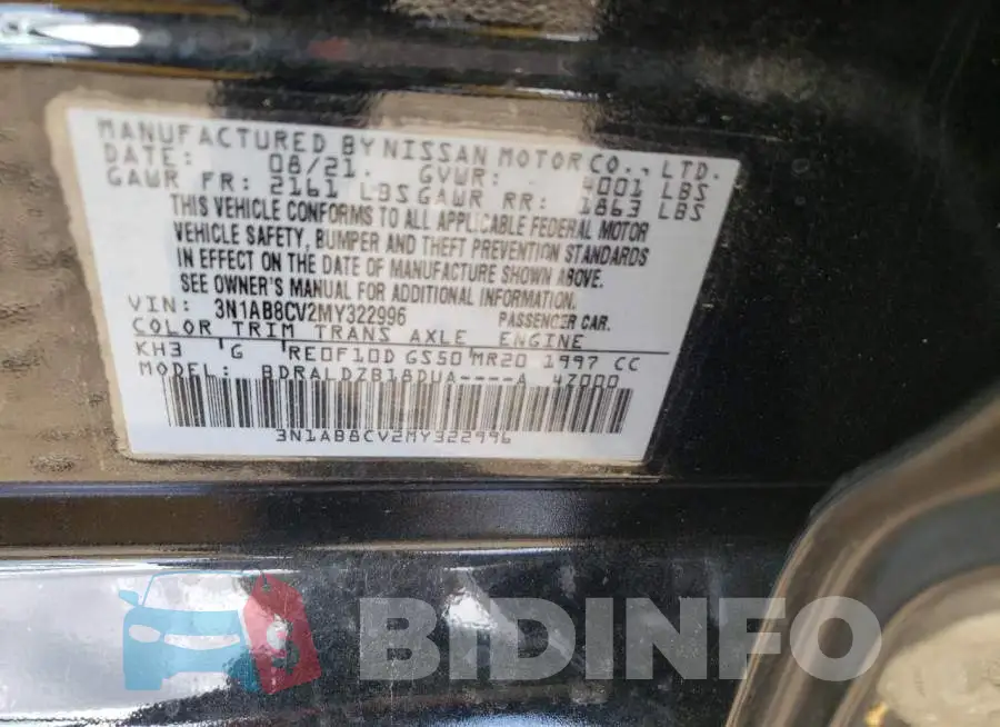 3N1AB8CV2MY322996 Photo# 10