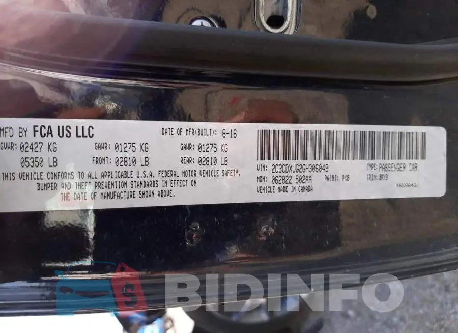 2C3CDXJG2GH306049 Photo# 10