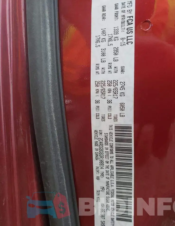 2C4RDGBG6GR108914 Photo# 10