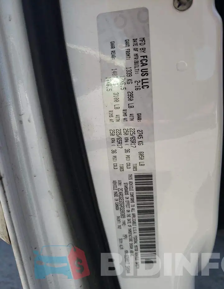 2C4RDGEG5GR320389 Photo# 10