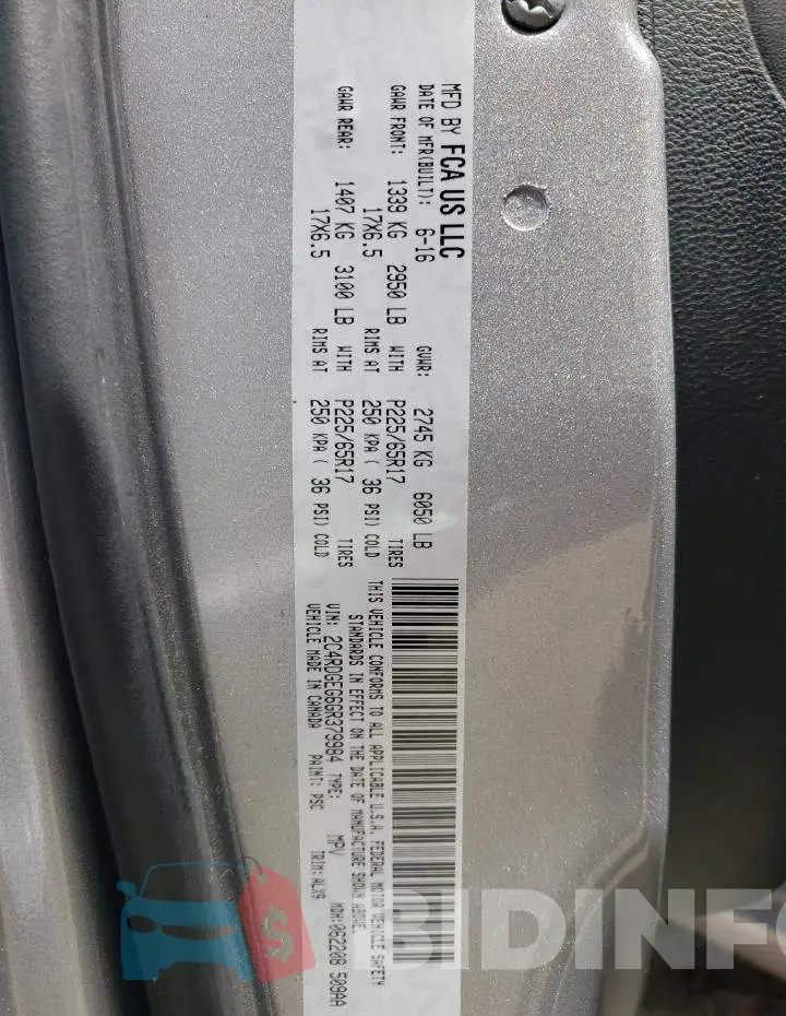 2C4RDGEG6GR379984 Photo# 10