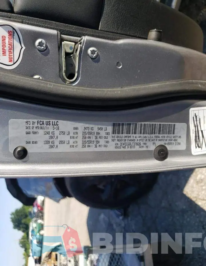 3C4PDCGG6JT378626 Photo# 10