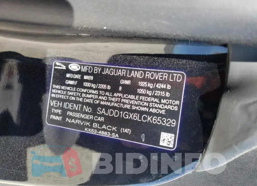 SAJDD1GX6LCK65329 Photo# 10