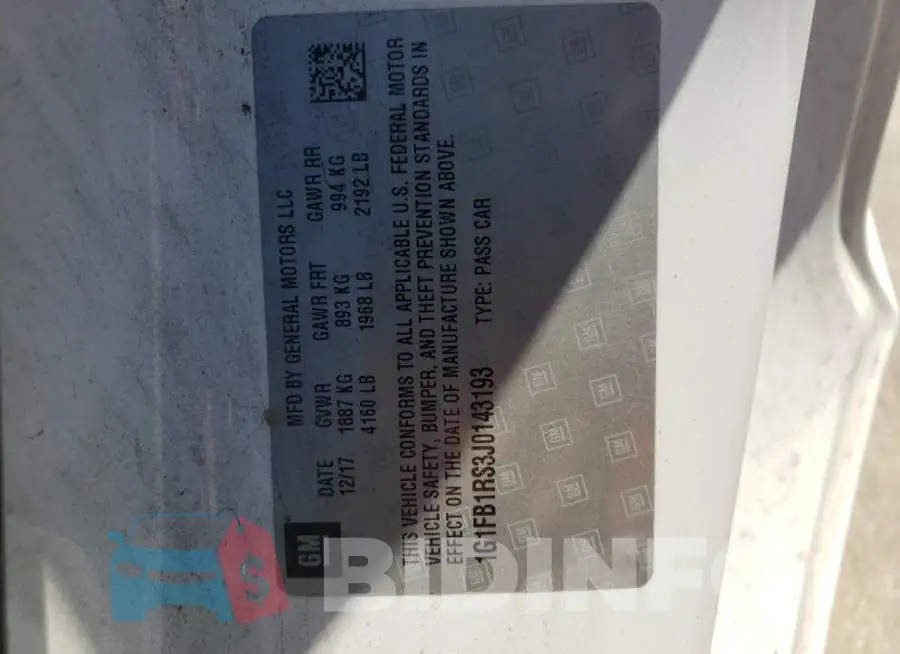 1G1FB1RS3J0143193 Photo# 10