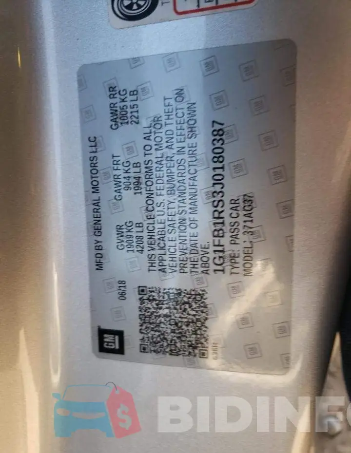 1G1FB1RS3J0180387 Photo# 10