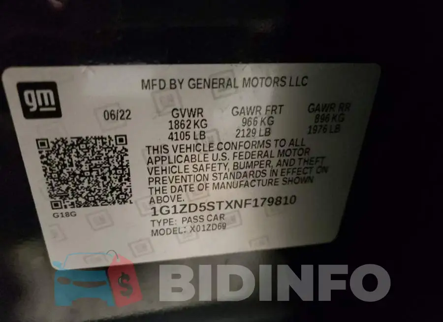 1G1ZD5STXNF179810 Photo# 10