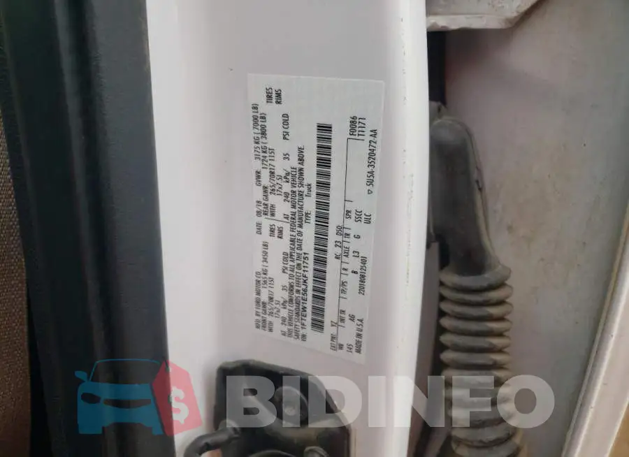 1FTEW1E56JKF11751 Photo# 10