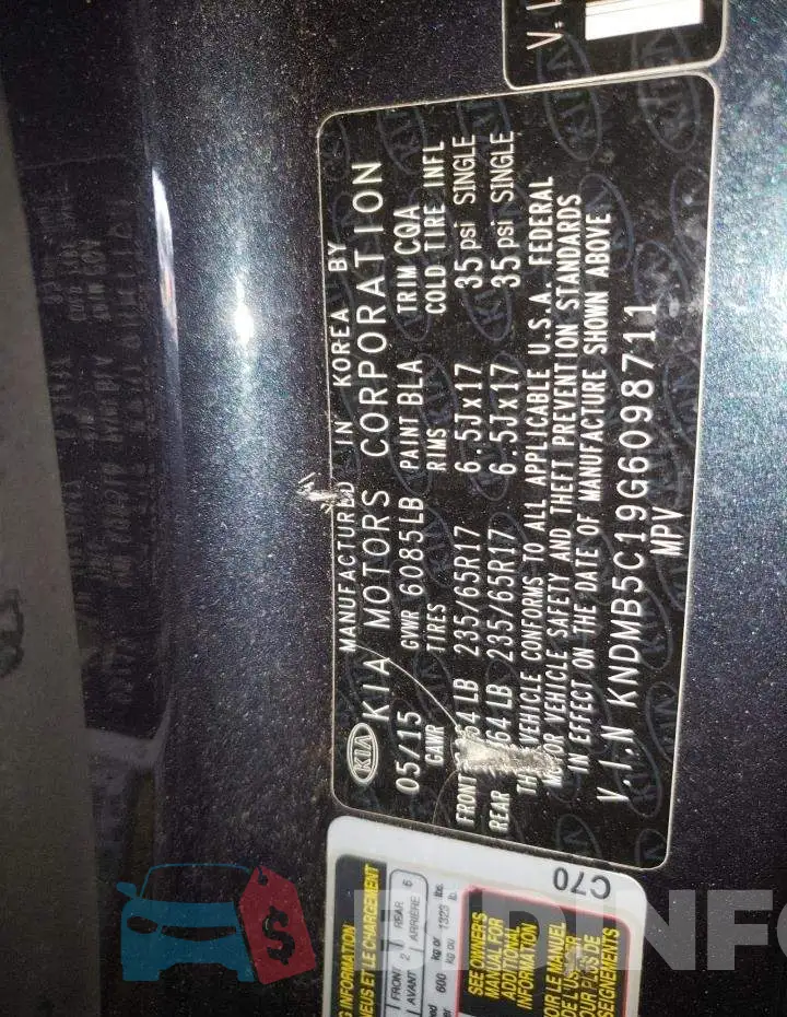KNDMB5C19G6098711 Photo# 10