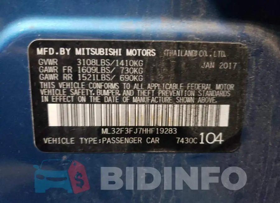 ML32F3FJ7HHF19283 Photo# 10