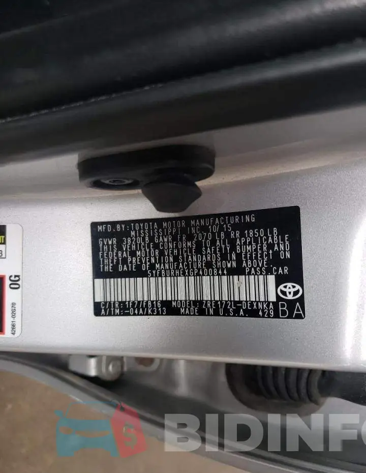 5YFBURHEXGP400844 Photo# 10
