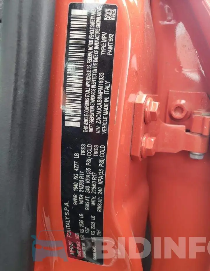 ZACNJCAB8MPM18033 Photo# 10