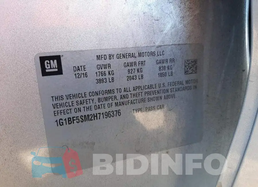 1G1BF5SM2H7196376 Photo# 10