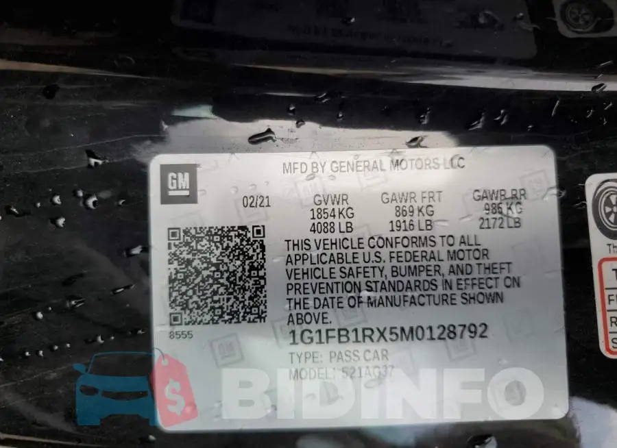 1G1FB1RX5M0128792 Photo# 10
