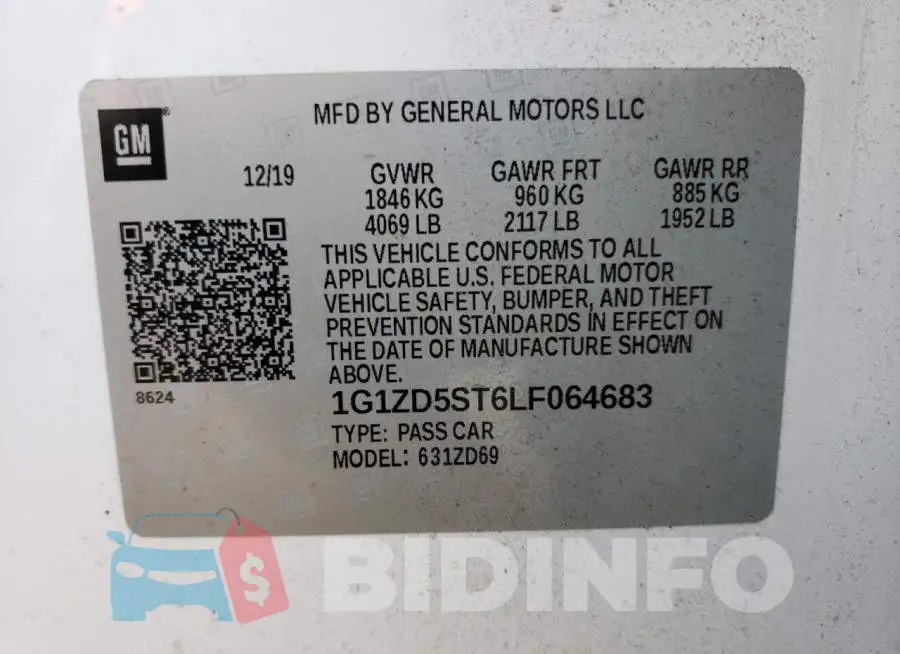 1G1ZD5ST6LF064683 Photo# 10