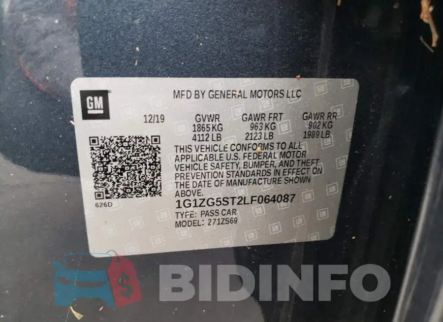 1G1ZG5ST2LF064087 Photo# 10