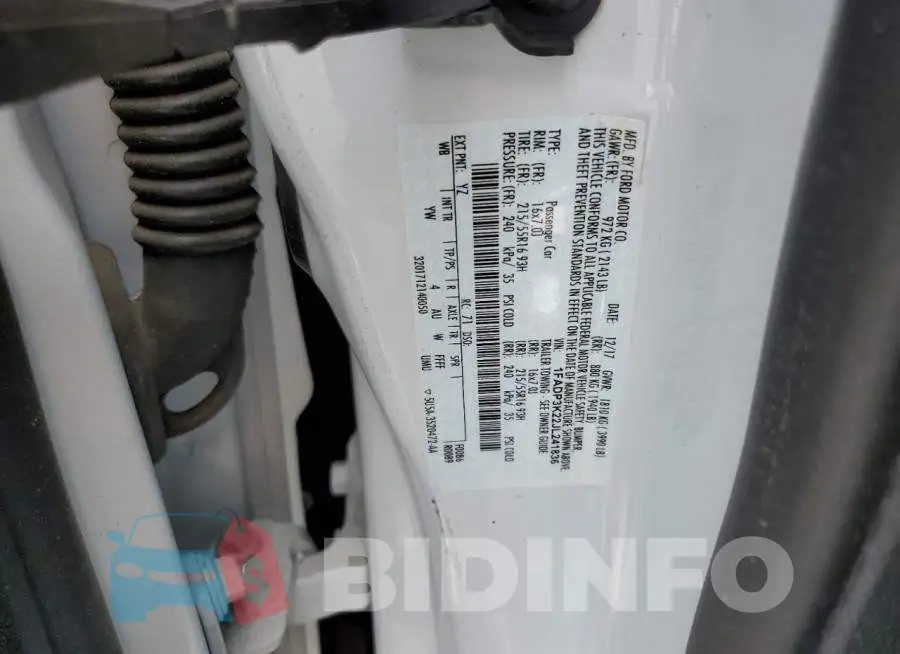 1FADP3K22JL241836 Photo# 10