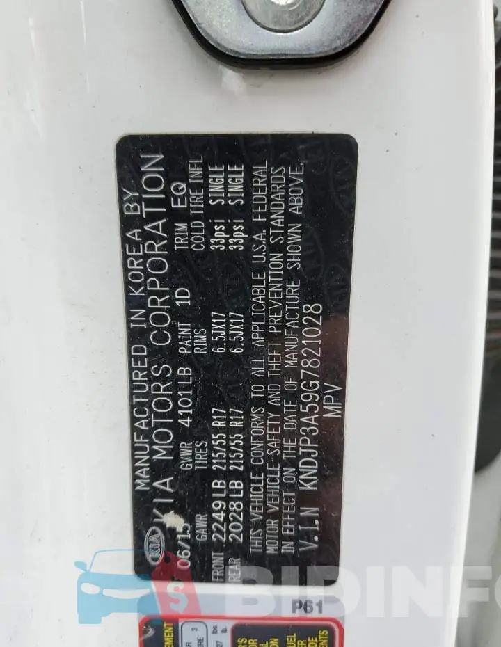 KNDJP3A59G7821028 Photo# 10