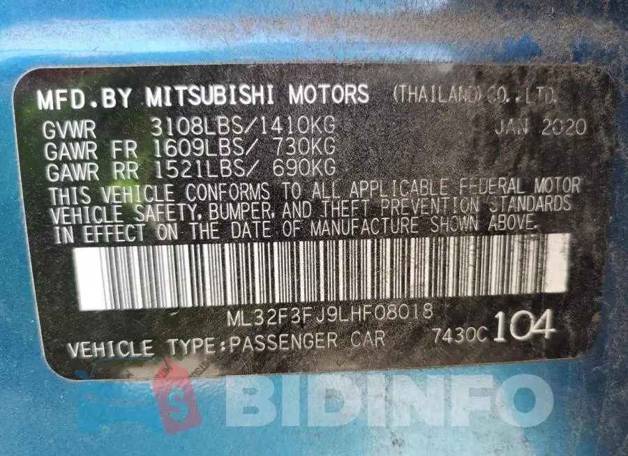 ML32F3FJ9LHF08018 Photo# 10