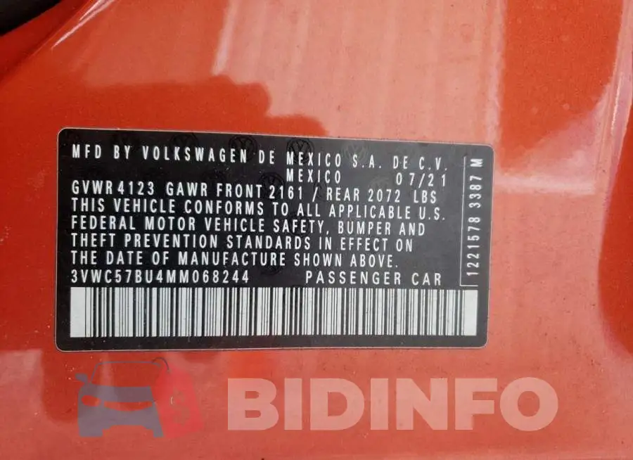 3VWC57BU4MM068244 Photo# 10