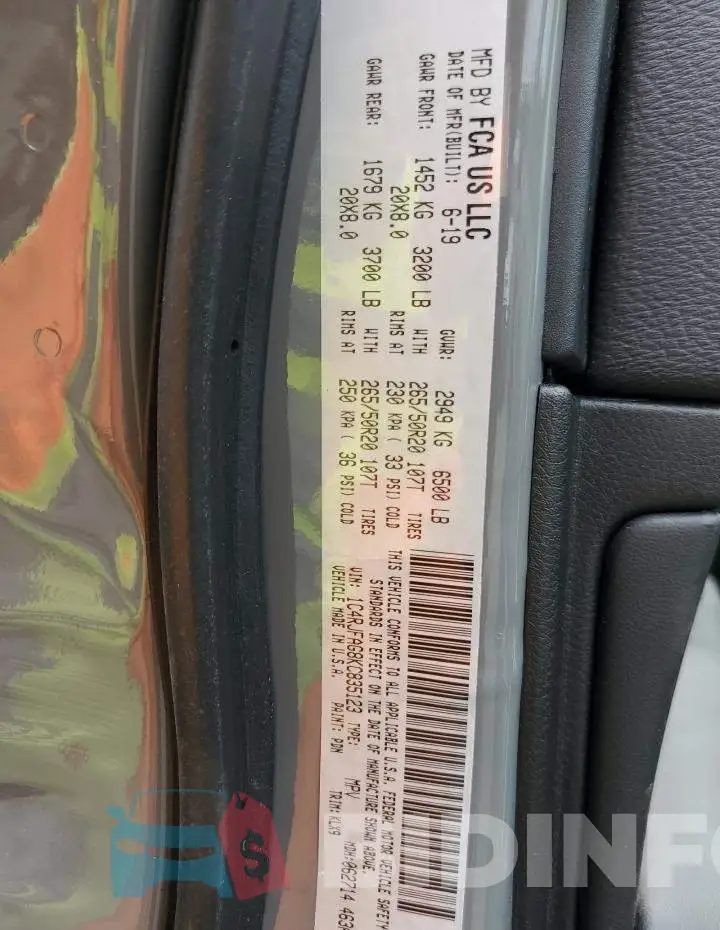 1C4RJFAG8KC835123 Photo# 10