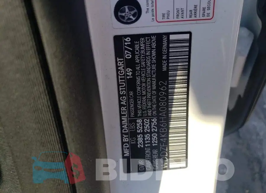 WDDZF4KB6HA080962 Photo# 10