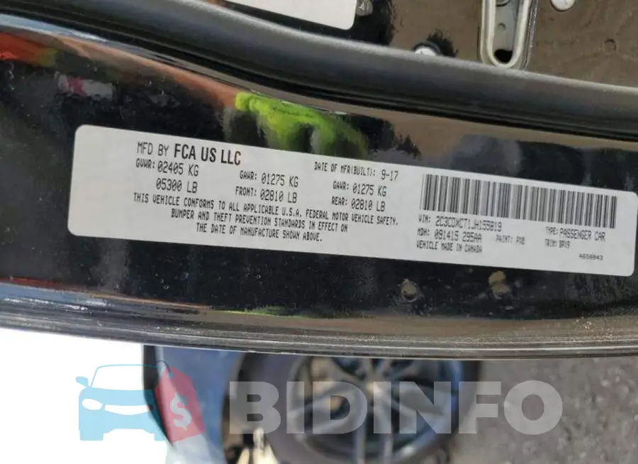 2C3CDXCT1JH155819 Photo# 10