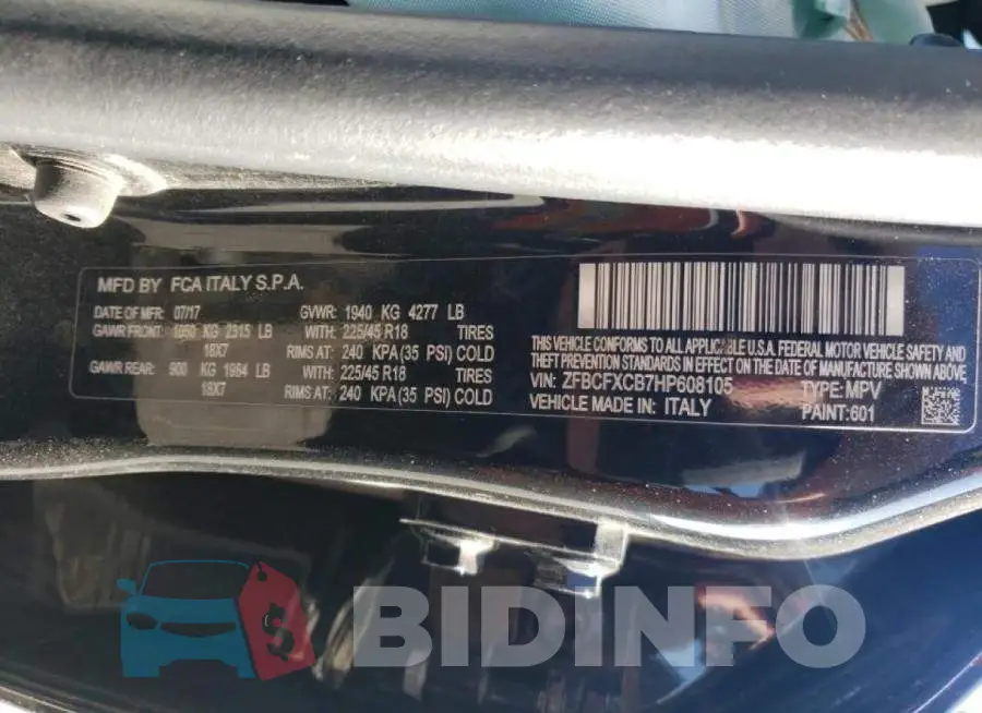 ZFBCFXCB7HP608105 Photo# 10